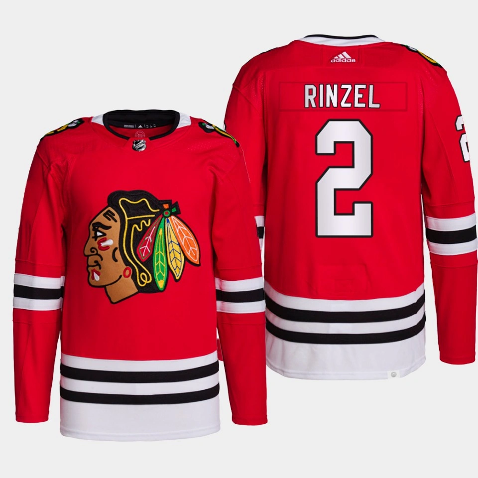2022 Sam Rinzel Chicago Blackhawks NHL Draft Red Jersey Authentic Primegreen Home 2022 Sam Rinzel Chicago Blackhawks NHL Draft Red Jersey Authentic Primegreen Home