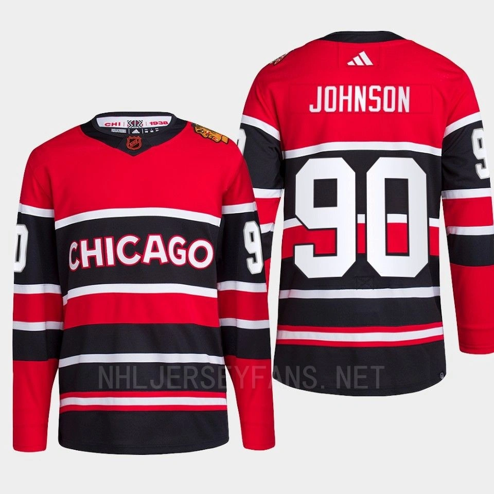 2022 Chicago Blackhawks Reverse Retro 2.0 Tyler Johnson Red Authentic Primegreen Jersey Men's 2022 Chicago Blackhawks Reverse Retro 2.0 Tyler Johnson Red Authentic Primegreen Jersey Men's