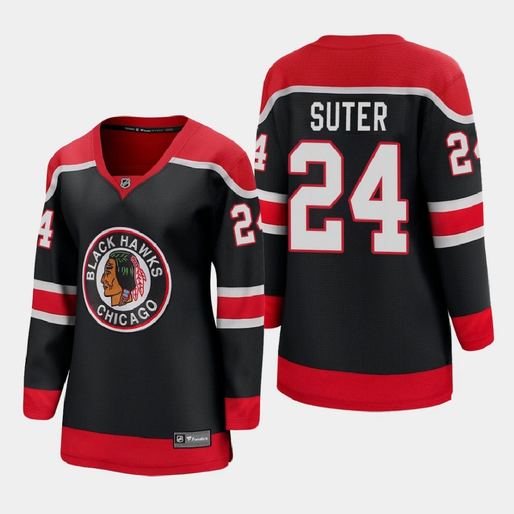 Women 2021 Chicago Blackhawks Pius Suter #24 Special Edition Black Jersey Women 2021 Chicago Blackhawks Pius Suter #24 Special Edition Black Jersey