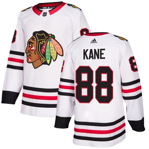 Youth Chicago Blackhawks #88 Patrick Kane Away White Authentic Jersey Youth Chicago Blackhawks #88 Patrick Kane Away White Authentic Jersey