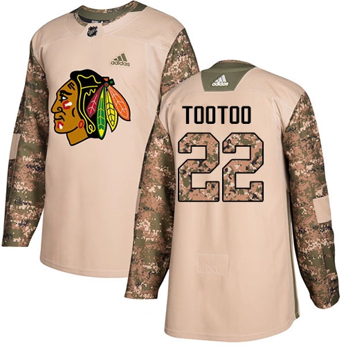 Chicago Blackhawks #22 Jordin Tootoo Veterans Day Practice Camo Authentic Jersey Chicago Blackhawks #22 Jordin Tootoo Veterans Day Practice Camo Authentic Jersey