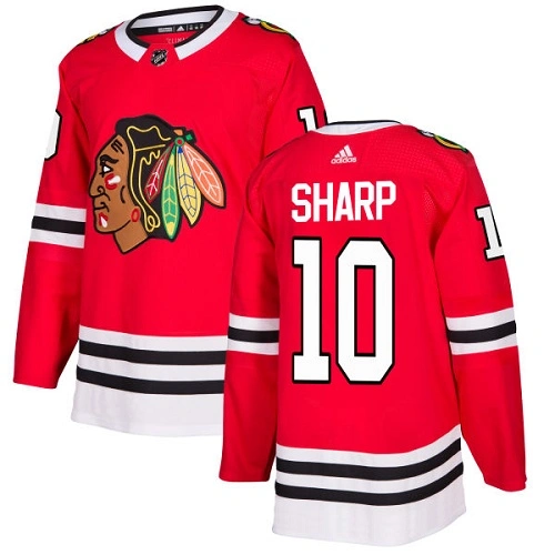 Chicago Blackhawks #10 Patrick Sharp Home Red Authentic Jersey