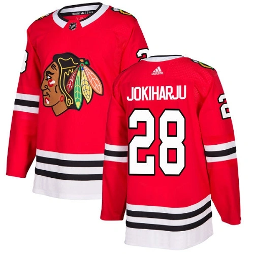 Youth Chicago Blackhawks #28 Henri Jokiharju Home Red Authentic Jersey Youth Chicago Blackhawks #28 Henri Jokiharju Home Red Authentic Jersey