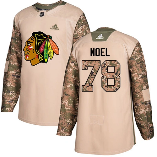 Chicago Blackhawks #78 Nathan Noel Camo Veterans Day Practice Authentic Jersey Chicago Blackhawks #78 Nathan Noel Camo Veterans Day Practice Authentic Jersey