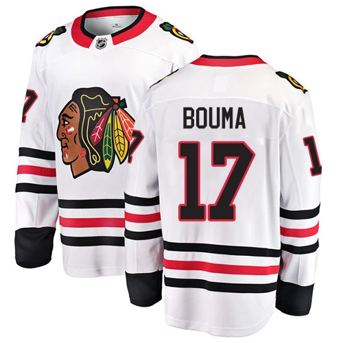 Youth Chicago Blackhawks #17 Lance Bouma White Away Branded Breakaway Authentic Jersey Youth Chicago Blackhawks #17 Lance Bouma White Away Branded Breakaway Authentic Jersey