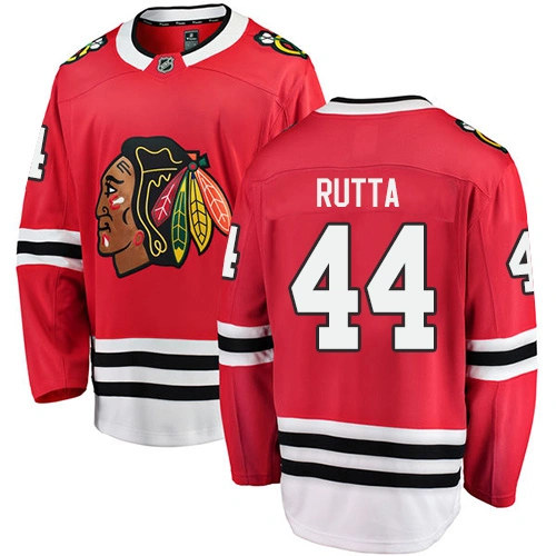 Youth Chicago Blackhawks #44 Jan Rutta Red Home Branded Breakaway Authentic Jersey Youth Chicago Blackhawks #44 Jan Rutta Red Home Branded Breakaway Authentic Jersey