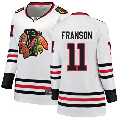 Women's Chicago Blackhawks #11 Cody Franson Away Branded Breakaway White Authentic Jersey Women's Chicago Blackhawks #11 Cody Franson Away Branded Breakaway White Authentic Jersey