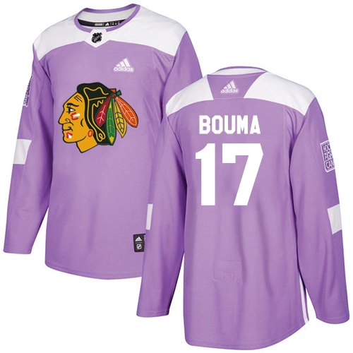 Youth Chicago Blackhawks #17 Lance Bouma Fights Cancer Practice Purple Authentic Jersey Youth Chicago Blackhawks #17 Lance Bouma Fights Cancer Practice Purple Authentic Jersey