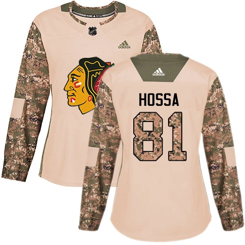 Women's Chicago Blackhawks #81 Marian Hossa Veterans Day Practice Camo Authentic Jersey Women's Chicago Blackhawks #81 Marian Hossa Veterans Day Practice Camo Authentic Jersey