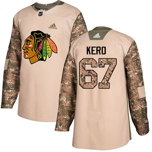 Youth Chicago Blackhawks #67 Tanner Kero Veterans Day Practice Camo Authentic Jersey Youth Chicago Blackhawks #67 Tanner Kero Veterans Day Practice Camo Authentic Jersey