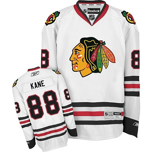 Chicago Blackhawks #88 Patrick Kane Premier White Away Reebok Jersey Chicago Blackhawks #88 Patrick Kane Premier White Away Reebok Jersey