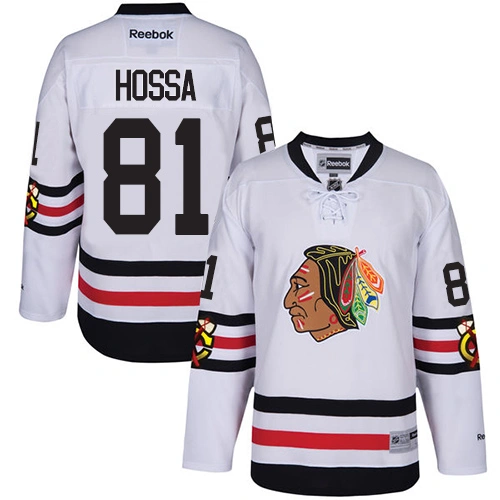 Kid's Chicago Blackhawks #81 Marian Hossa Premier White 2017 Winter Classic Reebok Jersey Kid's Chicago Blackhawks #81 Marian Hossa Premier White 2017 Winter Classic Reebok Jersey