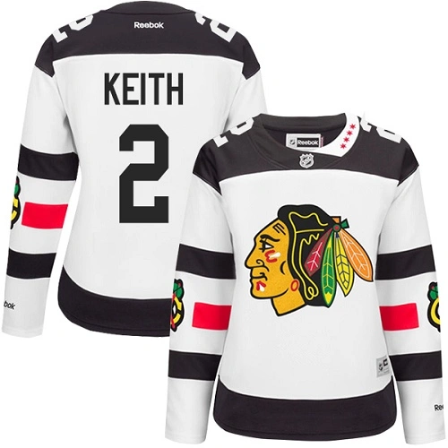 Women's Chicago Blackhawks #2 Duncan Keith Authentic White 2016 Stadium Series Reebok Jersey Women's Chicago Blackhawks #2 Duncan Keith Authentic White 2016 Stadium Series Reebok Jersey
