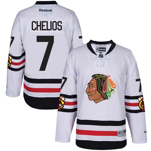 Chicago Blackhawks #7 Chris Chelios Premier White 2017 Winter Classic Reebok Jersey Chicago Blackhawks #7 Chris Chelios Premier White 2017 Winter Classic Reebok Jersey