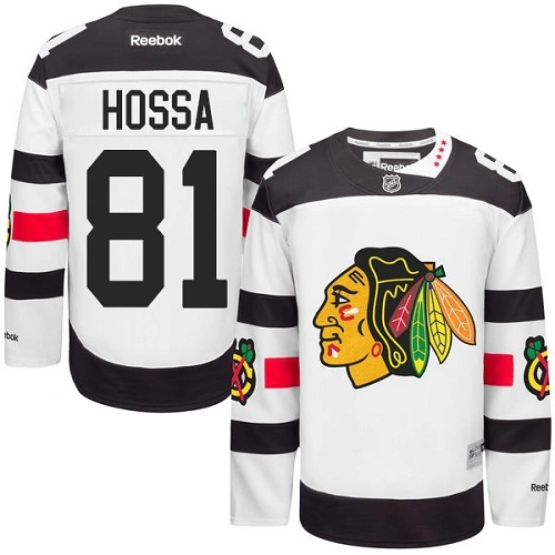 Chicago Blackhawks #81 Marian Hossa Premier White 2016 Stadium Series Reebok Jersey
