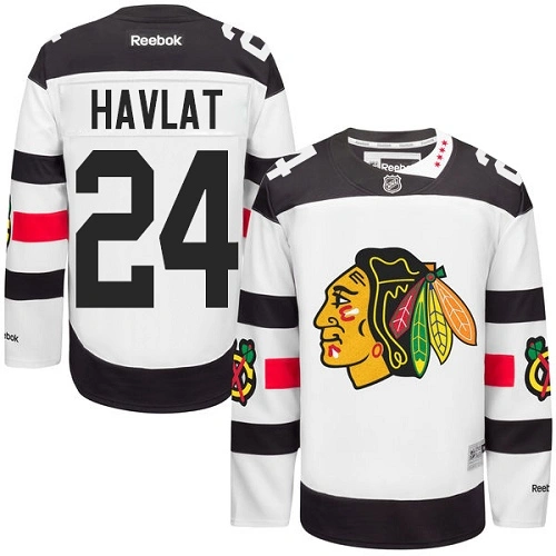 Chicago Blackhawks #24 Martin Havlat Premier White 2016 Stadium Series Reebok Jersey
