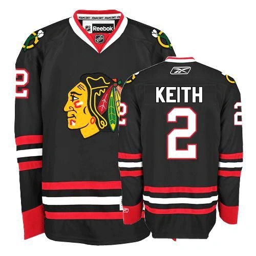 Women's Chicago Blackhawks #2 Duncan Keith Authentic Black Third Reebok Jersey Women's Chicago Blackhawks #2 Duncan Keith Authentic Black Third Reebok Jersey