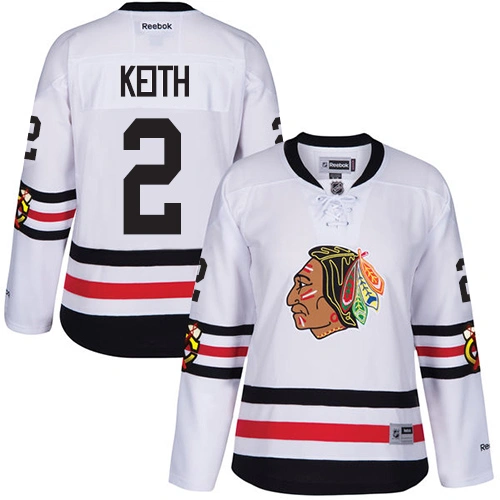 Women's Chicago Blackhawks #2 Duncan Keith Premier White 2017 Winter Classic Reebok Jersey Women's Chicago Blackhawks #2 Duncan Keith Premier White 2017 Winter Classic Reebok Jersey