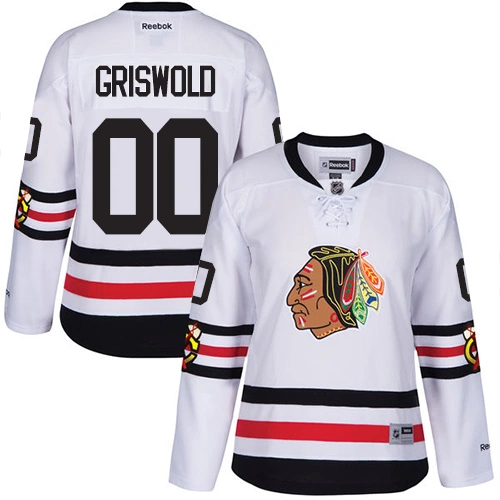 Women's Chicago Blackhawks #00 Clark Griswold Premier White 2017 Winter Classic Reebok Jersey Women's Chicago Blackhawks #00 Clark Griswold Premier White 2017 Winter Classic Reebok Jersey