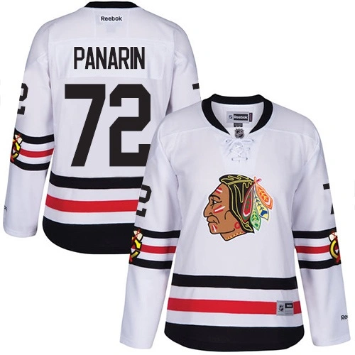 Women's Chicago Blackhawks #72 Artemi Panarin Authentic White 2017 Winter Classic Reebok Jersey