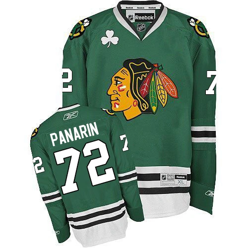 Chicago Blackhawks #72 Artemi Panarin Premier Green Reebok Jersey