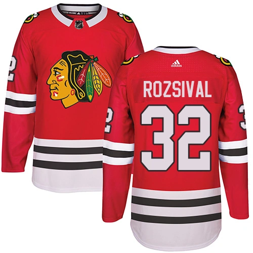 Kid's Chicago Blackhawks #32 Michal Rozsival Authentic Red Home Adidas Jersey Kid's Chicago Blackhawks #32 Michal Rozsival Authentic Red Home Adidas Jersey