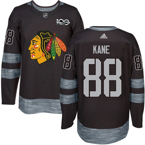 Chicago Blackhawks #88 Patrick Kane Premier Black 1917-2017 100th Anniversary Adidas Jersey Chicago Blackhawks #88 Patrick Kane Premier Black 1917-2017 100th Anniversary Adidas Jersey