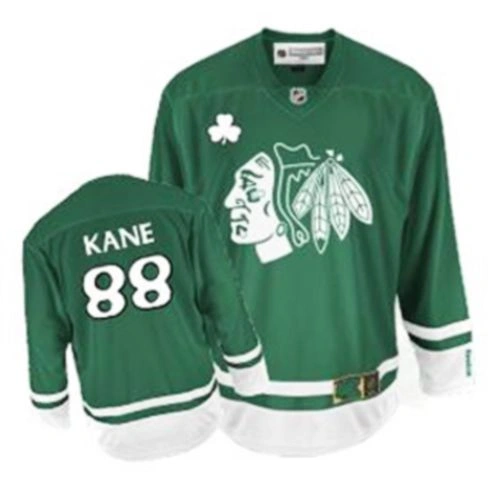 Chicago Blackhawks #88 Patrick Kane Premier Green St Patty's Day Reebok Jersey