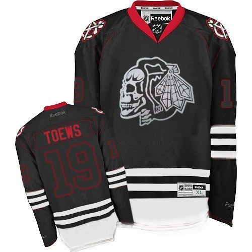 Chicago Blackhawks #19 Jonathan Toews Premier New Black Ice Reebok Jersey