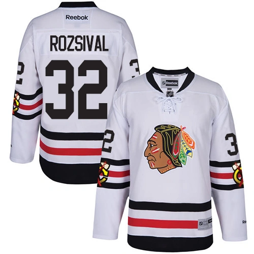 Kid's Chicago Blackhawks #32 Michal Rozsival Premier White 2017 Winter Classic Reebok Jersey Kid's Chicago Blackhawks #32 Michal Rozsival Premier White 2017 Winter Classic Reebok Jersey
