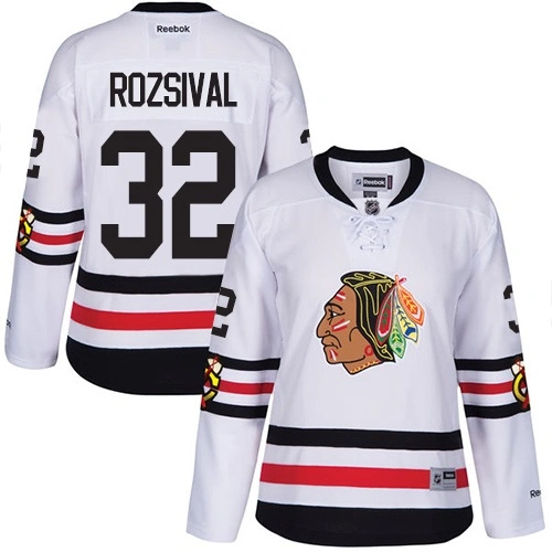 Women's Chicago Blackhawks #32 Michal Rozsival Authentic White 2017 Winter Classic Reebok Jersey Women's Chicago Blackhawks #32 Michal Rozsival Authentic White 2017 Winter Classic Reebok Jersey