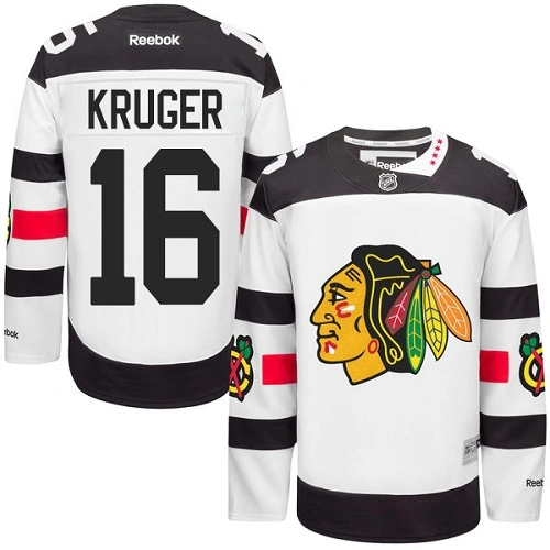 Chicago Blackhawks #16 Marcus Kruger Authentic White 2016 Stadium Series Reebok Jersey Chicago Blackhawks #16 Marcus Kruger Authentic White 2016 Stadium Series Reebok Jersey