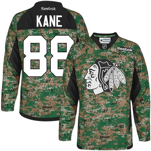 Kid's Chicago Blackhawks #88 Patrick Kane Premier Camo Veterans Day Practice Reebok Jersey Kid's Chicago Blackhawks #88 Patrick Kane Premier Camo Veterans Day Practice Reebok Jersey