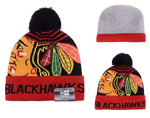 Chicago Blackhawks Stitched Knit Beanies Hats Chicago Blackhawks Stitched Knit Beanies Hats