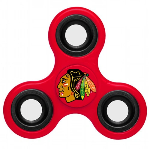 Chicago Blackhawks 3 Way Fidget Spinner - Red Chicago Blackhawks 3 Way Fidget Spinner - Red