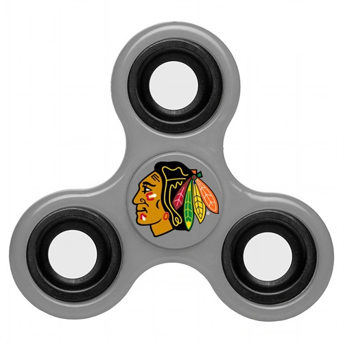 Chicago Blackhawks 3 Way Fidget Spinner - Gray Chicago Blackhawks 3 Way Fidget Spinner - Gray