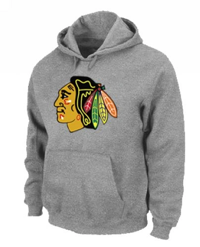 Chicago Blackhawks Pullover Grey Hoodie Sweather