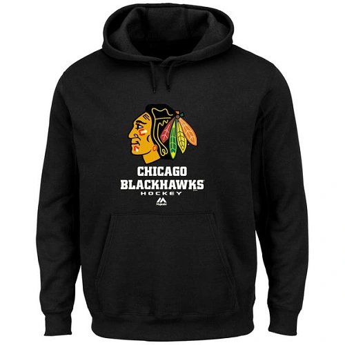 Chicago Blackhawks Majestic Critical Victory VIII Fleece Hoodie Hoodie Sweather