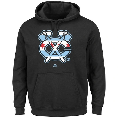 Chicago Blackhawks Majestic Hometown Proud Black Hoodie Sweather Chicago Blackhawks Majestic Hometown Proud Black Hoodie Sweather