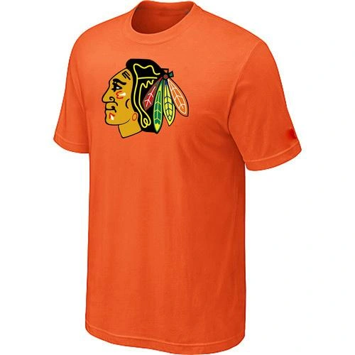 Chicago Big & Tall Logo T-Shirt - Orange Chicago Big & Tall Logo T-Shirt - Orange