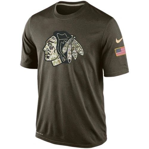 Chicago Olive Salute To Service KO Performance Dri-FIT T-Shirt Chicago Olive Salute To Service KO Performance Dri-FIT T-Shirt