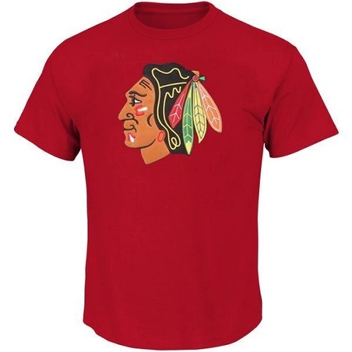 Chicago Blackhawks T-Shirts - Red Chicago Blackhawks T-Shirts - Red