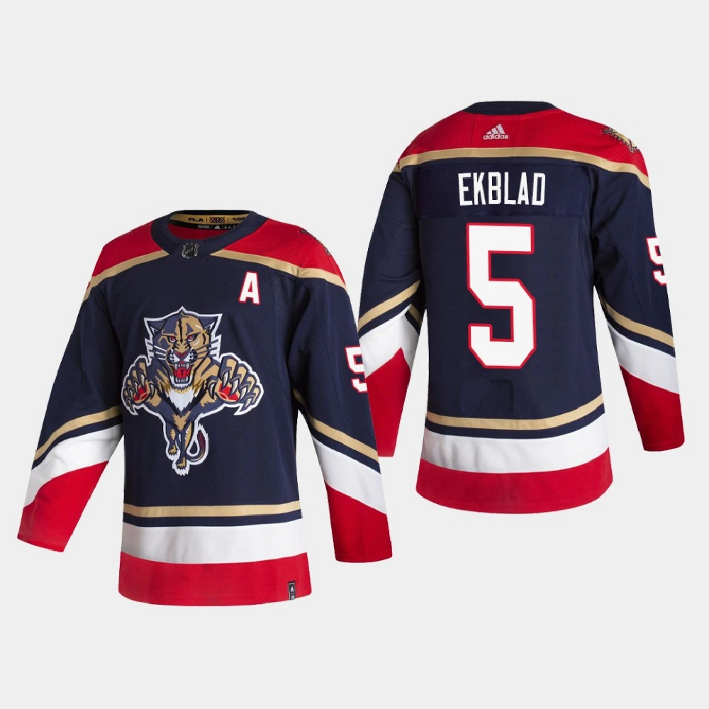 Youth Florida Panthers Aaron Ekblad #5 2021 Season Reverse Retro Authentic Special Edition Navy Jersey
