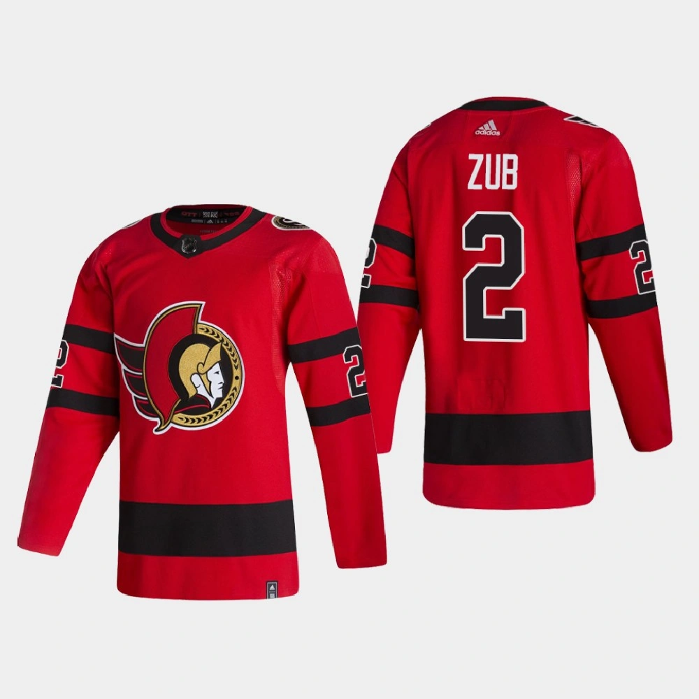 Women's Ottawa Senators Artem Zub #2 2021 Season Reverse Retro Authentic Pro Special Edition Red Jersey