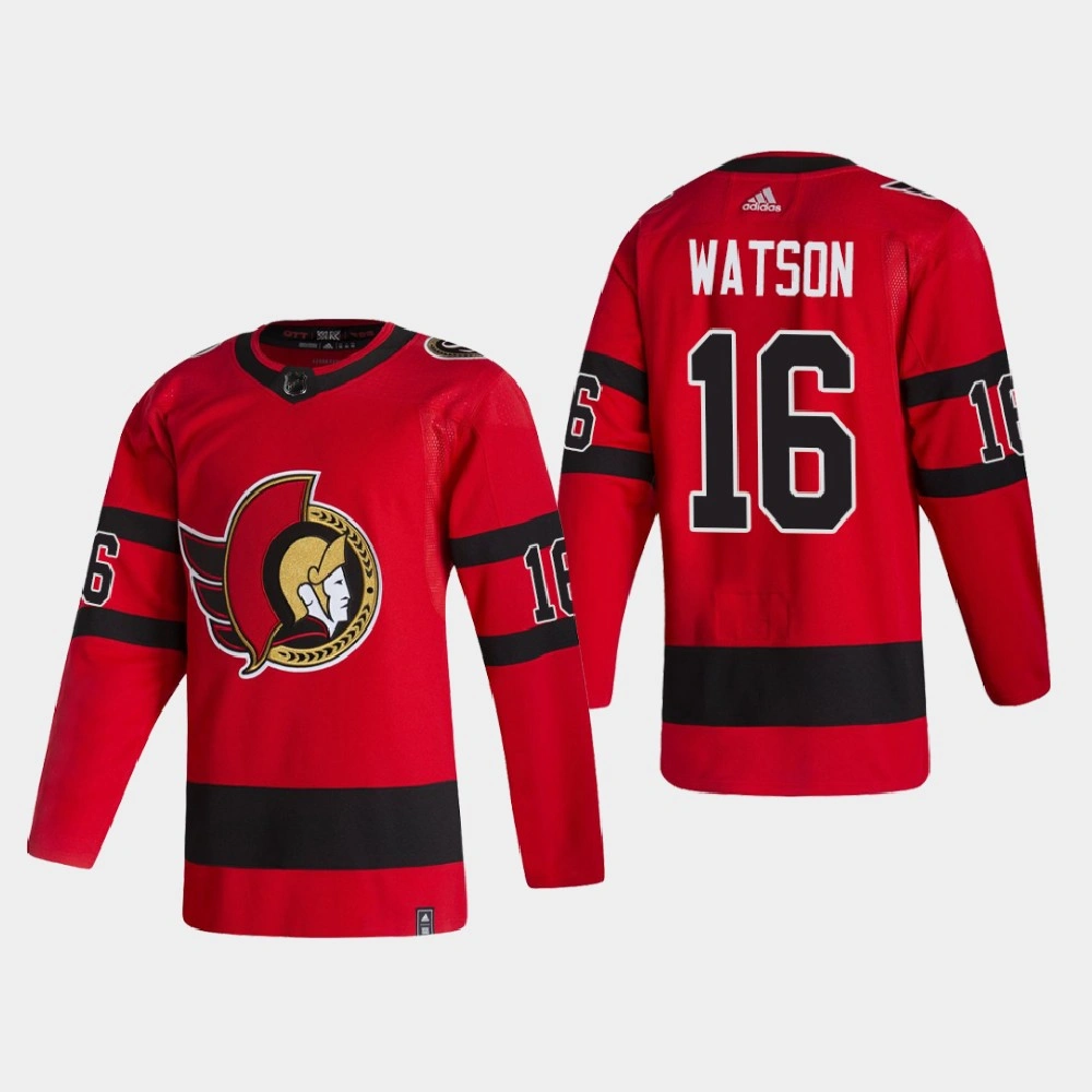 Youth Ottawa Senators Austin Watson #16 2021 Season Reverse Retro Authentic Special Edition Red Jersey