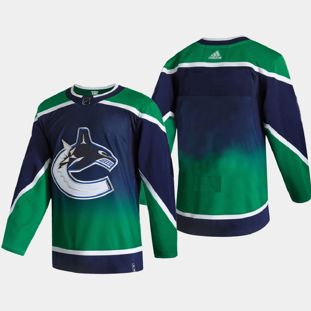 Youth Vancouver Canucks 2021 Season Reverse Retro Special Edition Authentic Blue Jersey Youth Vancouver Canucks 2021 Season Reverse Retro Special Edition Authentic Blue Jersey
