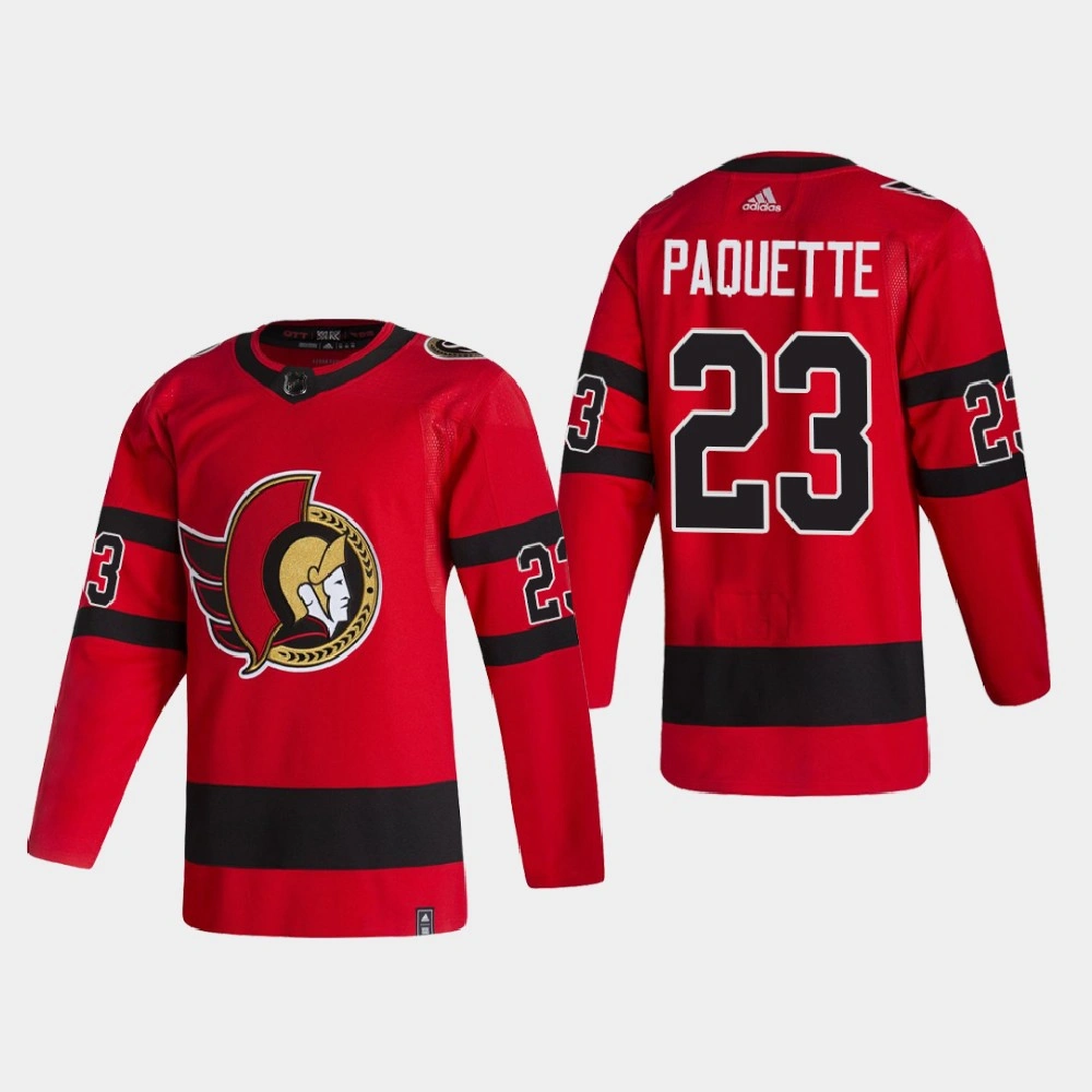 Women's Ottawa Senators Cedric Paquette #23 2021 Season Reverse Retro Authentic Pro Special Edition Red Jersey