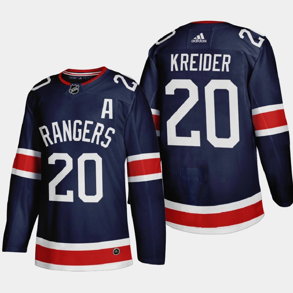 Men New York Rangers Chris Kreider #20 2021 Season Reverse Retro Authentic Navy Jersey Men New York Rangers Chris Kreider #20 2021 Season Reverse Retro Authentic Navy Jersey