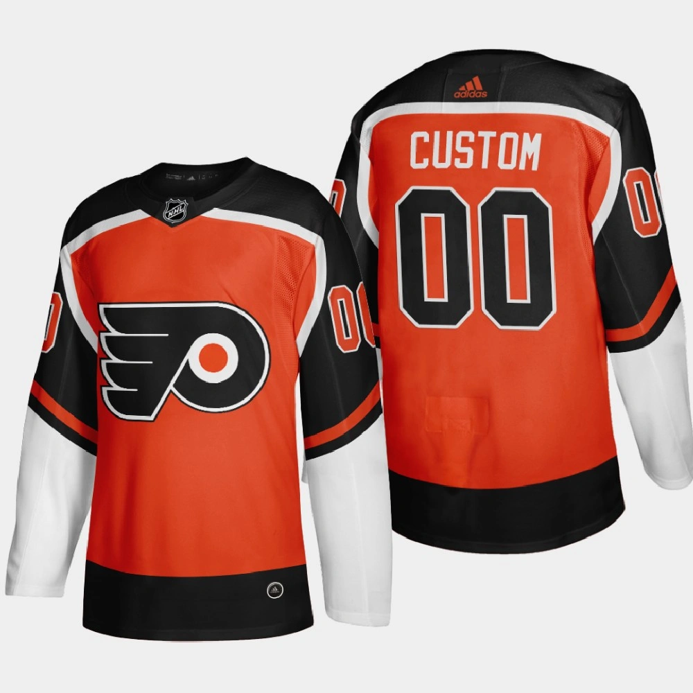 Men Philadelphia Flyers Custom #00 2021 Season Reverse Retro Fourth Authentic Orange Jersey Men Philadelphia Flyers Custom #00 2021 Season Reverse Retro Fourth Authentic Orange Jersey