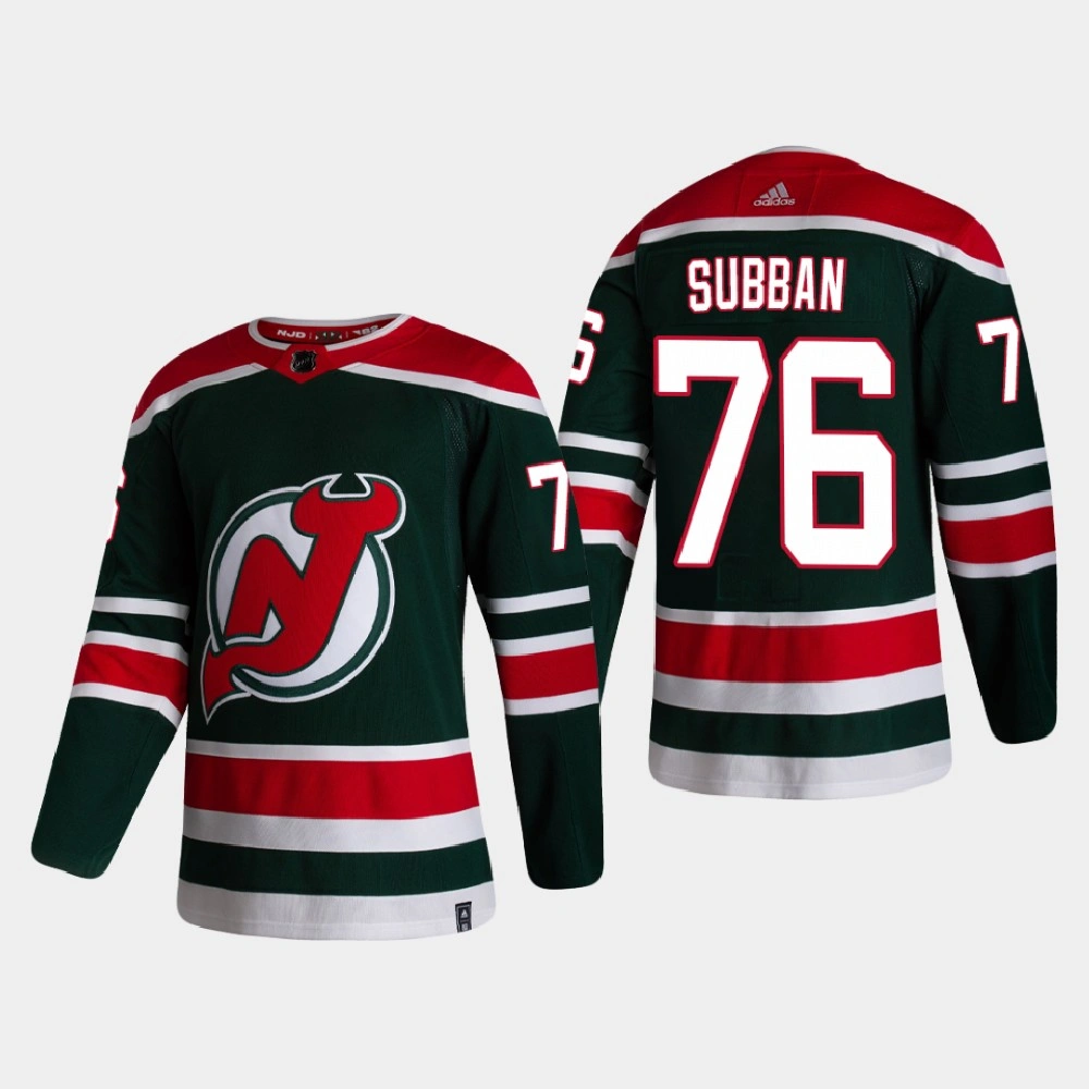 Youth New Jersey Devils P.K. Subban #76 2021 Season Reverse Retro Authentic Special Edition Green Jersey